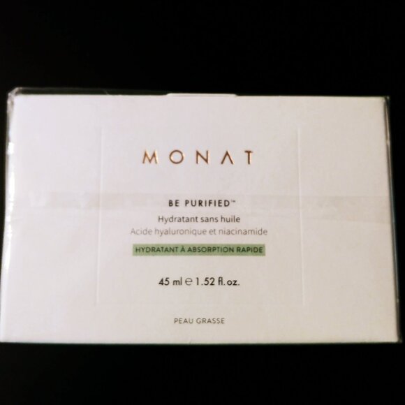 Monat Be Purified Oil Free Moisturizer 1.52 fl oz - New/Unopened - Picture 3 of 5